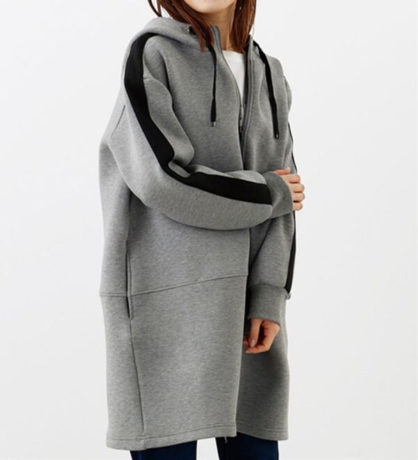 BELLUNA（ベルーナ）の「【Ｌａｇｒｉｌｕａ】ダンボール素材配色デザインパーカー（パーカー）」｜詳細画像