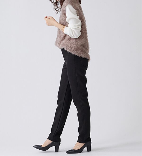 BELLUNA（ベルーナ）の「裏ベロアストレッチ素材レギンスパンツ【Prima fit pants】（スパッツ・レギンス）」｜詳細画像