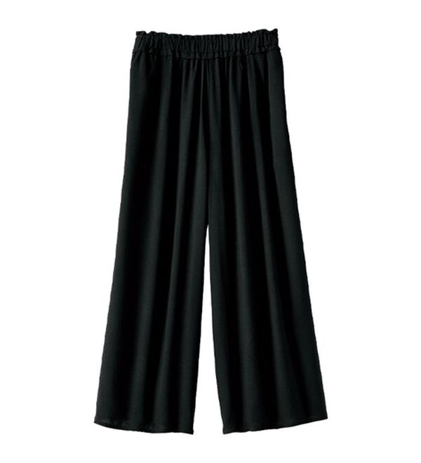 BELLUNA（ベルーナ）の「レーヨンポケット付ガウチョパンツ（ワイドパンツ・ガウチョ）」｜詳細画像