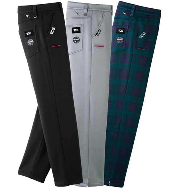 「＜トランスコンチネンツゴルフ＞タイツいらずの裏フリースゴルフパンツ（メンズチノパンツ）」｜詳細画像