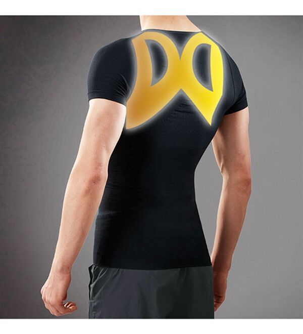 「＜ライザップ＞着圧半袖トップス（メンズ肌着・インナーウェア）」｜詳細画像