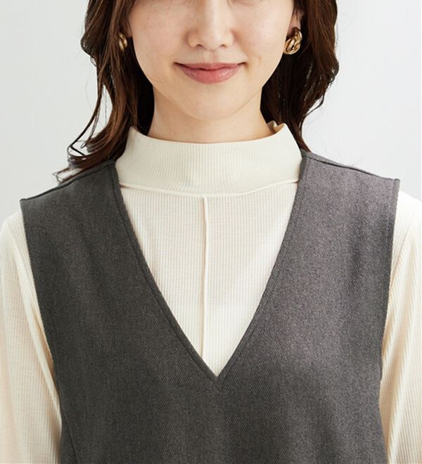 BELLUNA（ベルーナ）の「体型カバージャンパースカート（ジャンパースカート）」｜詳細画像