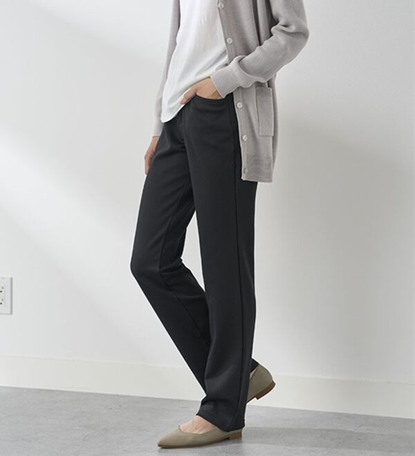 BELLUNA（ベルーナ）の「【裏起毛有無】ジャストフィットらくらくパンツ（フルレングスパンツ）」｜詳細画像