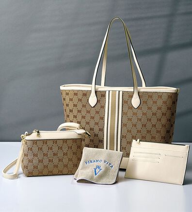 ルフラン（ルフラン）の「【４点セット】＜ＦＩＲＡＮＯ＞ジャカードバッグ４点セット（トートバッグ）」