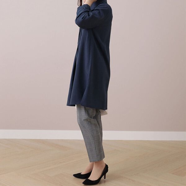 BELLUNA（ベルーナ）の「麻調素材ピンタックデザインチュニック（チュニック）」｜詳細画像