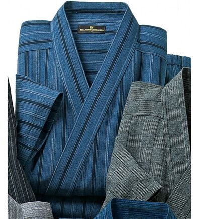 「さらっと快適しじら作務衣（メンズ和装・浴衣・和装グッズ）」