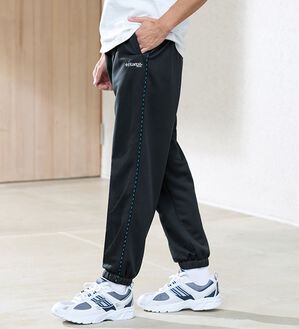 「【３本組】＜ケイパ＞裾ゴム仕様の吸汗速乾ジャージパンツ（メンズフルレングスパンツ）」｜詳細画像