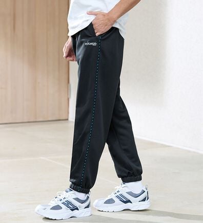 「【３本組】＜ケイパ＞裾ゴム仕様の吸汗速乾ジャージパンツ（メンズフルレングスパンツ）」