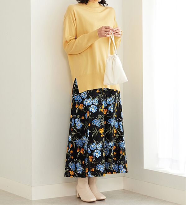 BELLUNA（ベルーナ）の「もちもち素材ハイネックニットプルオーバー（ニット・セーター）」｜詳細画像