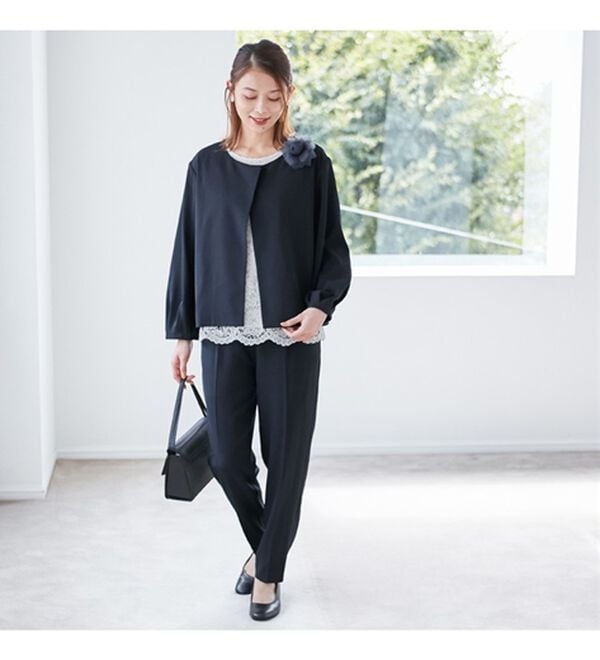 Viola e Viola（ヴィオラ エ ヴィオラ）の「洗える！楽きれい多機能４点セットスーツ【入卒七五三対応】（その他スーツ）」｜詳細画像