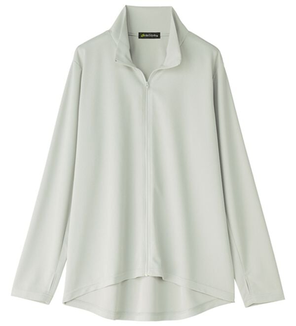 「日本製　遮熱＆ＵＶジャケット（シャツ）」｜ライトグレー