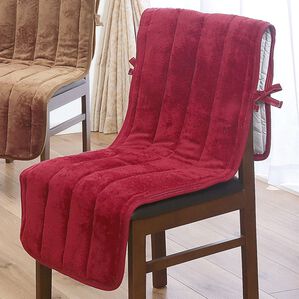 「アルミシート入りあったかチェアカバー（チェアカバー・チェアパッド）」｜ワイン