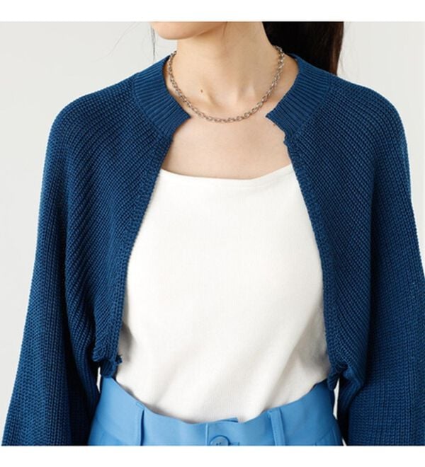 GeeRA（ジーラ）の「畦編ショートボレロカーディガン（その他カーディガン）」｜詳細画像