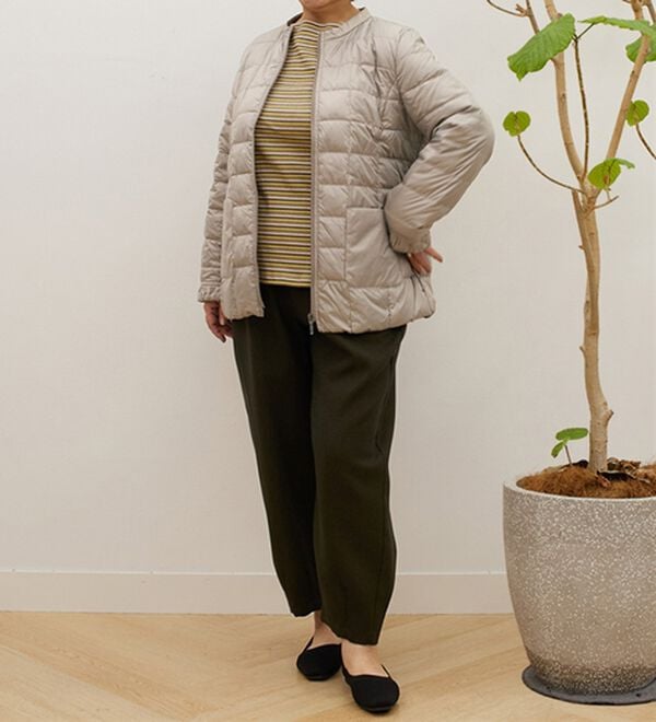 ルフラン（ルフラン）の「スタンド衿ダウンブルゾン（ブルゾン）」｜詳細画像