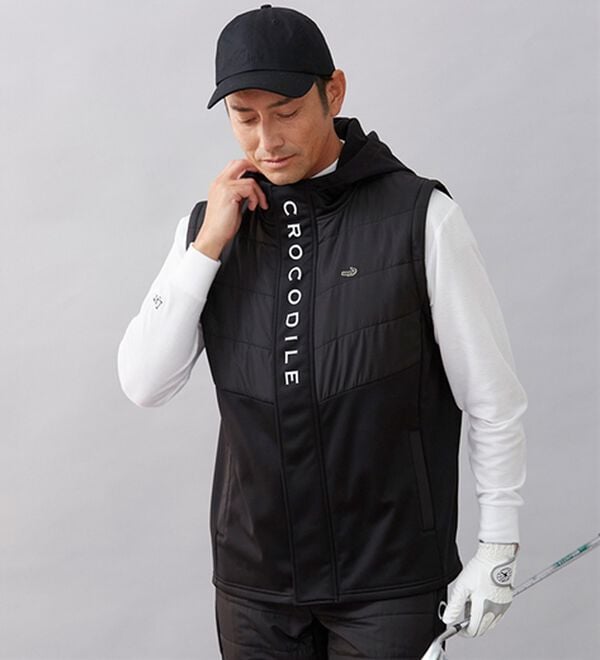 「＜クロコダイル＞アクティブヒート防風２ウェイブルゾン（メンズジャケット）」｜詳細画像