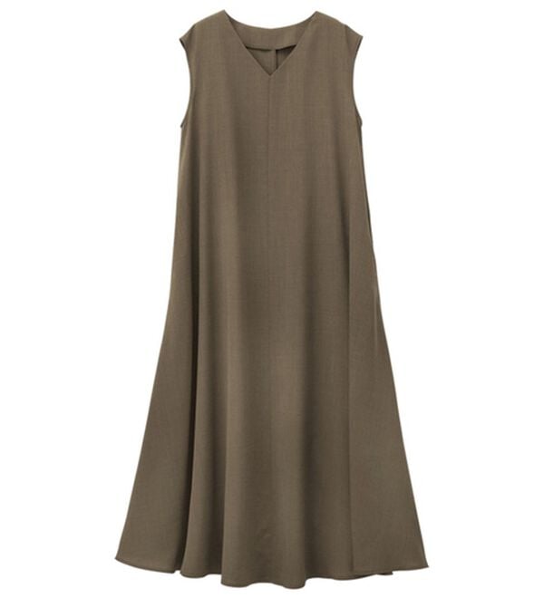 RANAN（ラナン）の「ひんやり！麻調合繊フレアーワンピース（その他ワンピース）」｜詳細画像