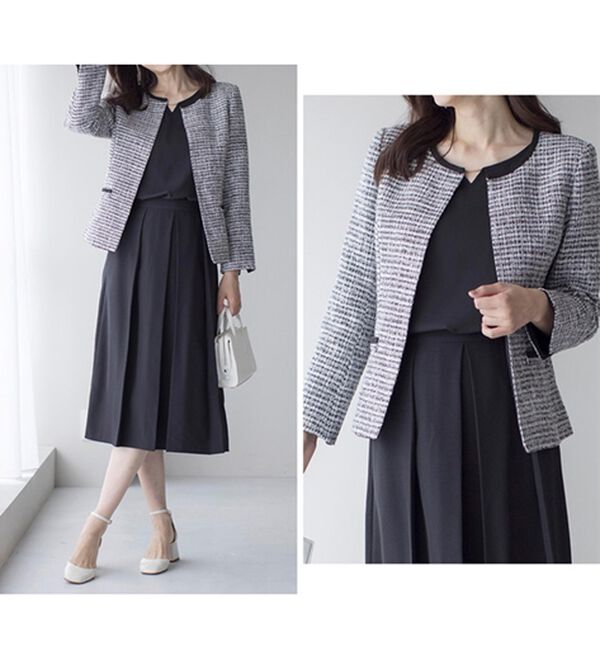 RANAN（ラナン）の「【４点セット】入学式卒業式に！選べるボトムスーツセット（パンツスーツ）」｜詳細画像