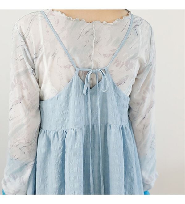 GeeRA（ジーラ）の「ぽこぽこエンボス素材キャミワンピース（その他ワンピース）」｜詳細画像