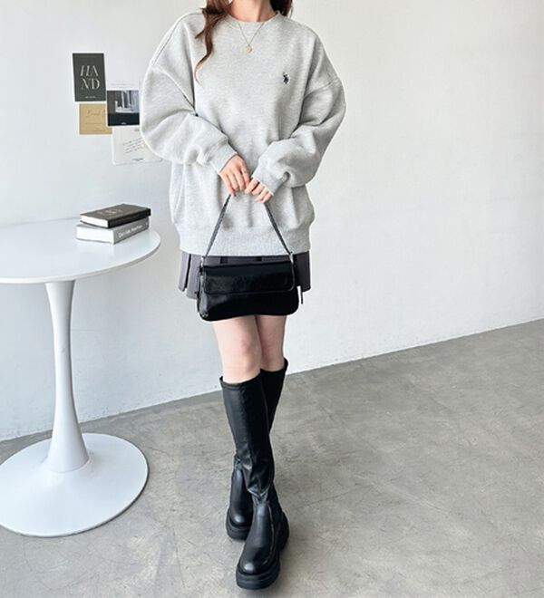 GeeRA（ジーラ）の「【U.S. POLO ASSN.】表ピーチ裏起毛スウェット（トレーナー・スウェット）」｜詳細画像