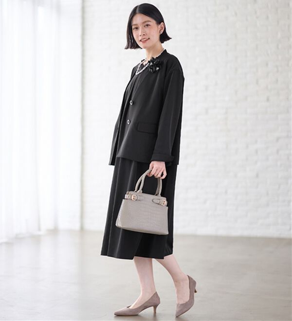 Viola e Viola（ヴィオラ エ ヴィオラ）の「【４点セット】入卒お任せ！２ジャケットワンピーススーツ（その他スーツ）」｜詳細画像