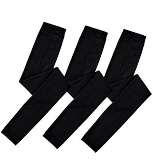 「１５０デニール裏起毛のあったかレギンス３枚組＋１（靴下・ストッキング）」｜1