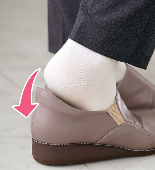 ルフラン（ルフラン）の「＜メディフィット＞５Ｅ切替デザインスリッポン（スリッポン）」｜詳細画像