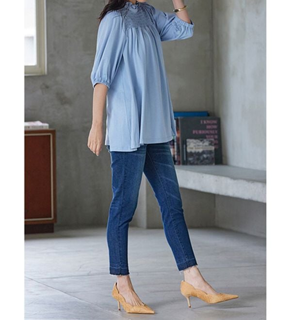 RANAN（ラナン）の「シャーリングパフスリーブチュニック（チュニック）」｜詳細画像