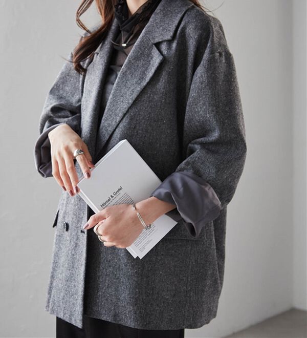 RANAN（ラナン）の「ダブルテーラードツイードジャケット（テーラードジャケット）」｜詳細画像