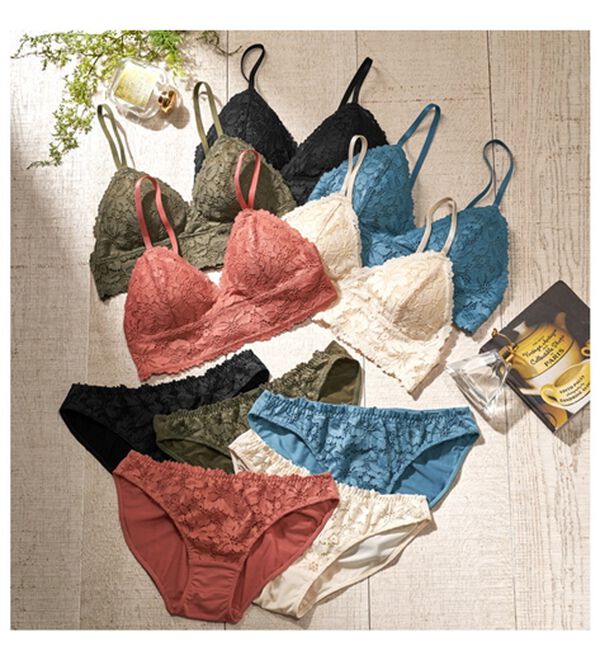 YU'NOW（ユナウ）の「レーシーブラレット＆ショーツセット（ブラジャー＆ショーツセット）」｜詳細画像