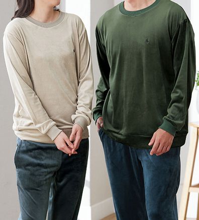 「＜ポロ・ビーシーエス＞なめらかベロアタッチストレッチＴスーツ（メンズルームウェア）」