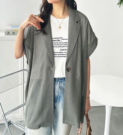 GeeRA（ジーラ）の「シャツ感覚で着られるメッシュジャケット（テーラードジャケット）」