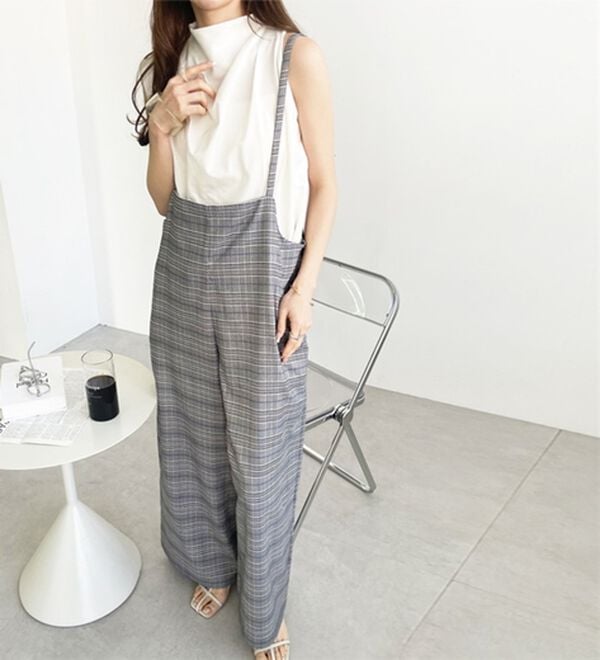 GeeRA（ジーラ）の「サロペットワイドパンツ（オールインワン）」｜詳細画像