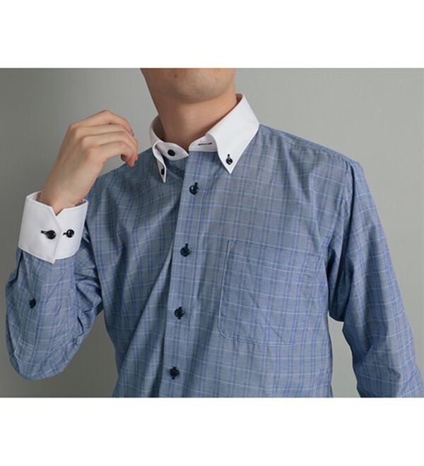 「【５枚セット】品質自慢！形態安定メンズワイシャツ（メンズワイシャツ）」｜詳細画像