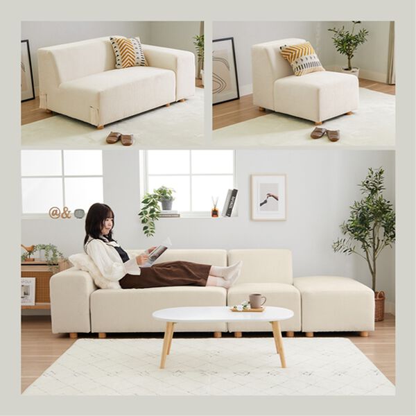 iellio（イエリオ）の「ボリュームワイドソファＳｏｌｉｅ（ソファ）」｜詳細画像