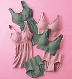 LAVIENNE（ラヴィエンヌ）の「美ラクるフィットシリーズ（ブラジャー）」｜Bｾｯﾄ(杢ｶｰｷ・杢ﾃﾗｺｯﾀ)