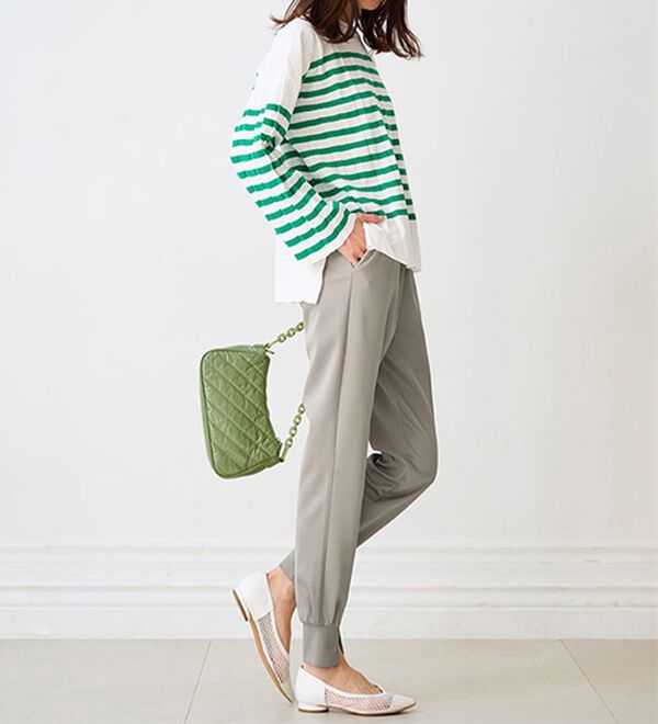 裾スリットジョガーパンツ - ベルーナ【公式】