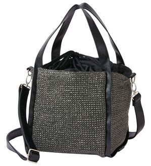 RANAN（ラナン）の「配色使い雑材風バッグ（その他バッグ）」｜詳細画像