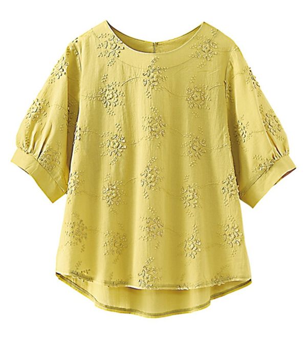 BELLUNA（ベルーナ）の「刺しゅうデザインゆったりブラウス（ブラウス）」｜詳細画像