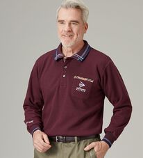 「＜ダンロップ・リファインド＞ミックス調針抜き発熱ポロシャツ（メンズポロシャツ）」