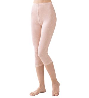 「【３色組】なめらかシルク入りジャカードボトム　７分丈（肌着・インナーウェア）」｜詳細画像