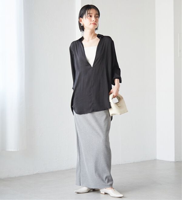 RANAN（ラナン）の「2WAYサテンスキッパーシャツ（シャツ）」｜詳細画像