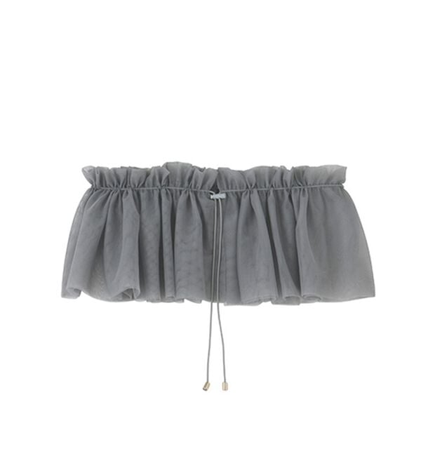 GeeRA（ジーラ）の「マルチフリルビスチェ＆リブワンピースセット（カットソーワンピース）」｜詳細画像