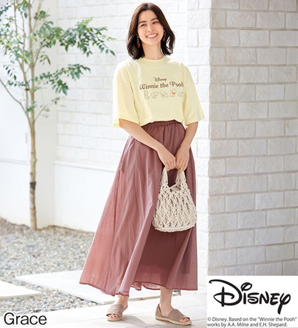 LAVIENNE（ラヴィエンヌ）の「キャラクター／ロゴＴシャツ（パジャマ・ルームウェア）」｜詳細画像