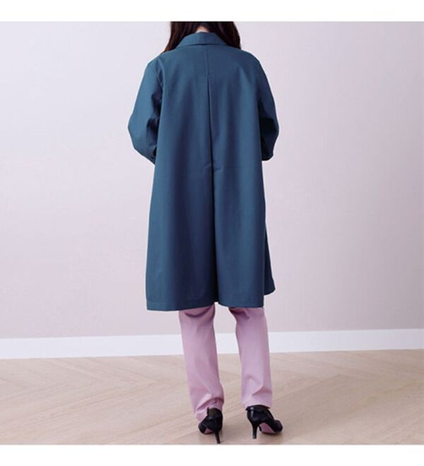 BELLUNA（ベルーナ）の「防風仕様ステンカラーコート（ロングコート）」｜詳細画像