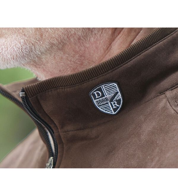 「＜ダンロップ・リファインド＞のびのびスエード調快適ブルゾン（メンズブルゾン）」｜詳細画像