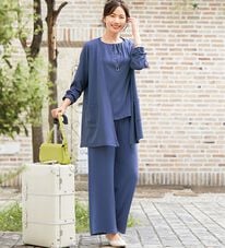 LAVIENNE（ラヴィエンヌ）の「【３点セット】旅ともトラベルセットアップ（セットアップ）」