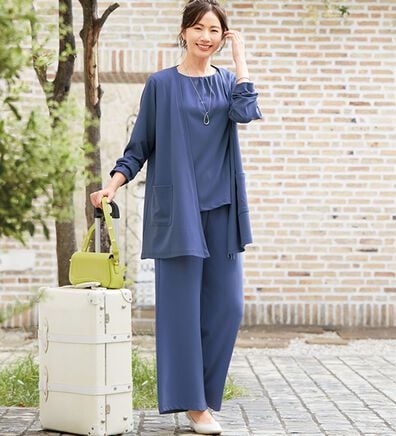 LAVIENNE（ラヴィエンヌ）の「【３点セット】旅ともトラベルセットアップ（セットアップ）」