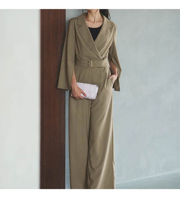 RANAN（ラナン）の「スリットスリーブオールインワン（オールインワン）」｜詳細画像