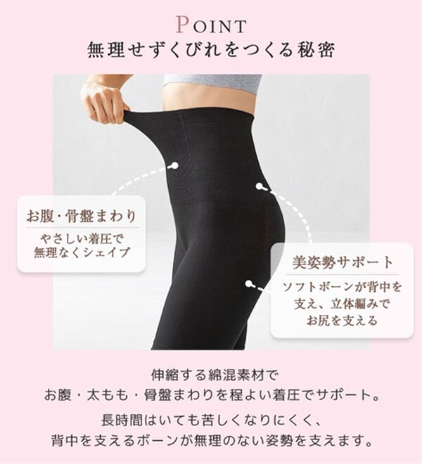 LAVIENNE（ラヴィエンヌ）の「めくれにくい！１枚でキレイが叶うハイウエストショーツガードル（単品）（ショーツ）」｜詳細画像