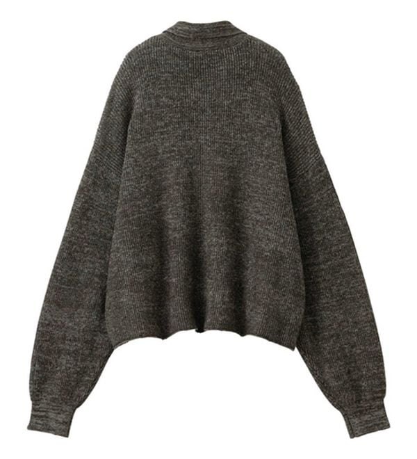 GeeRA（ジーラ）の「ダブルジップニットカーデ（ニットカーディガン）」｜詳細画像